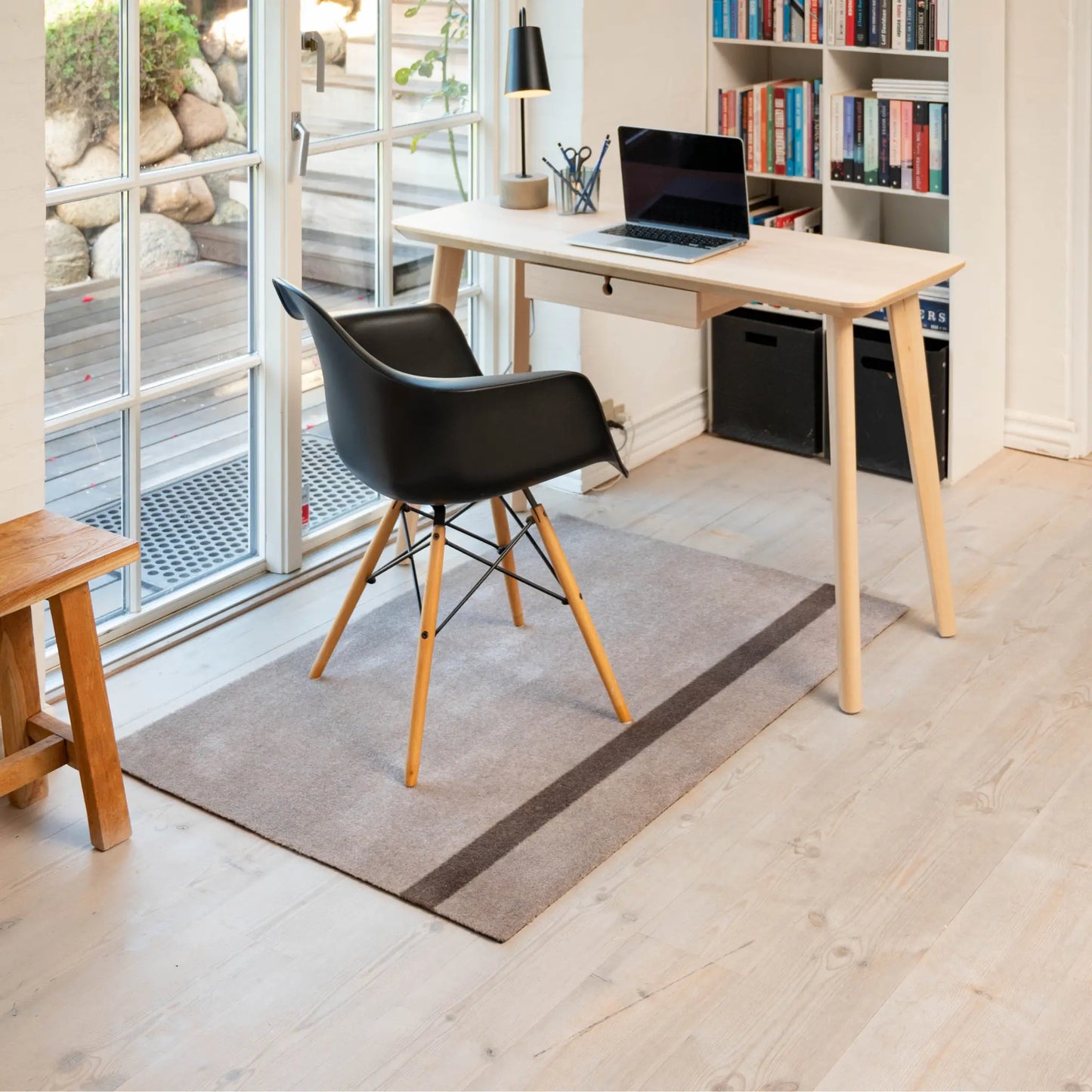 Tica Copenhagen Vertical Matta 130x90 cm, Sand/brun