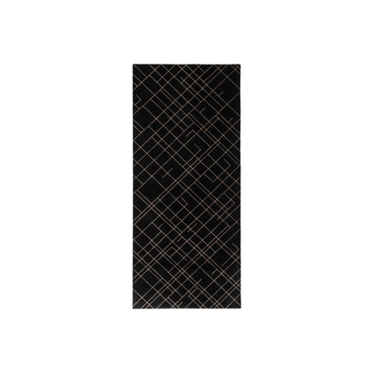Tica Copenhagen Lines Matta 200x90 cm, Sand/svart