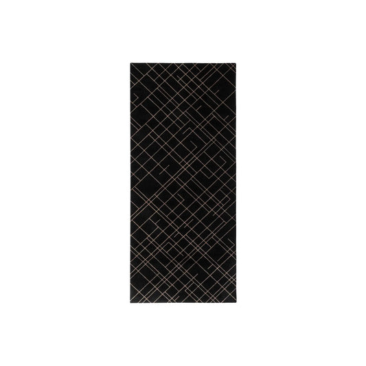 Tica Copenhagen Lines Matta 200x90 cm, Sand/svart
