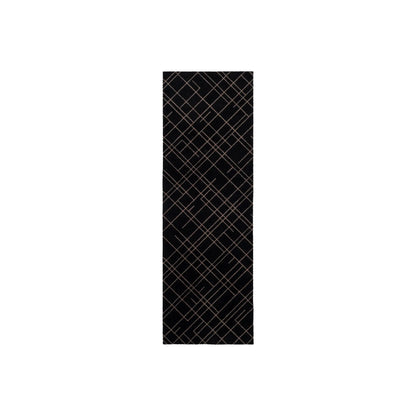 Tica Copenhagen Lines Matta 200x67 cm, Sand/svart