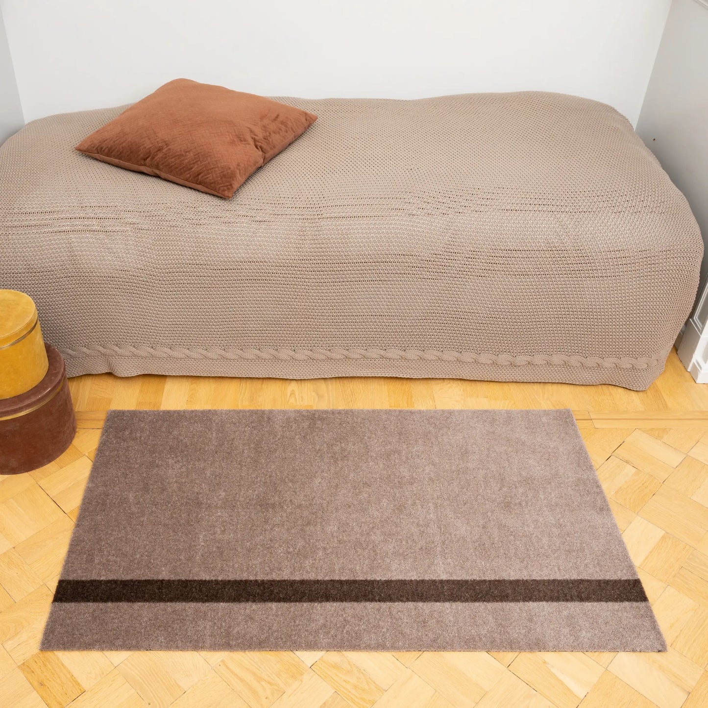 Tica Copenhagen Vertical Matta 120x67 cm, Sand/brun