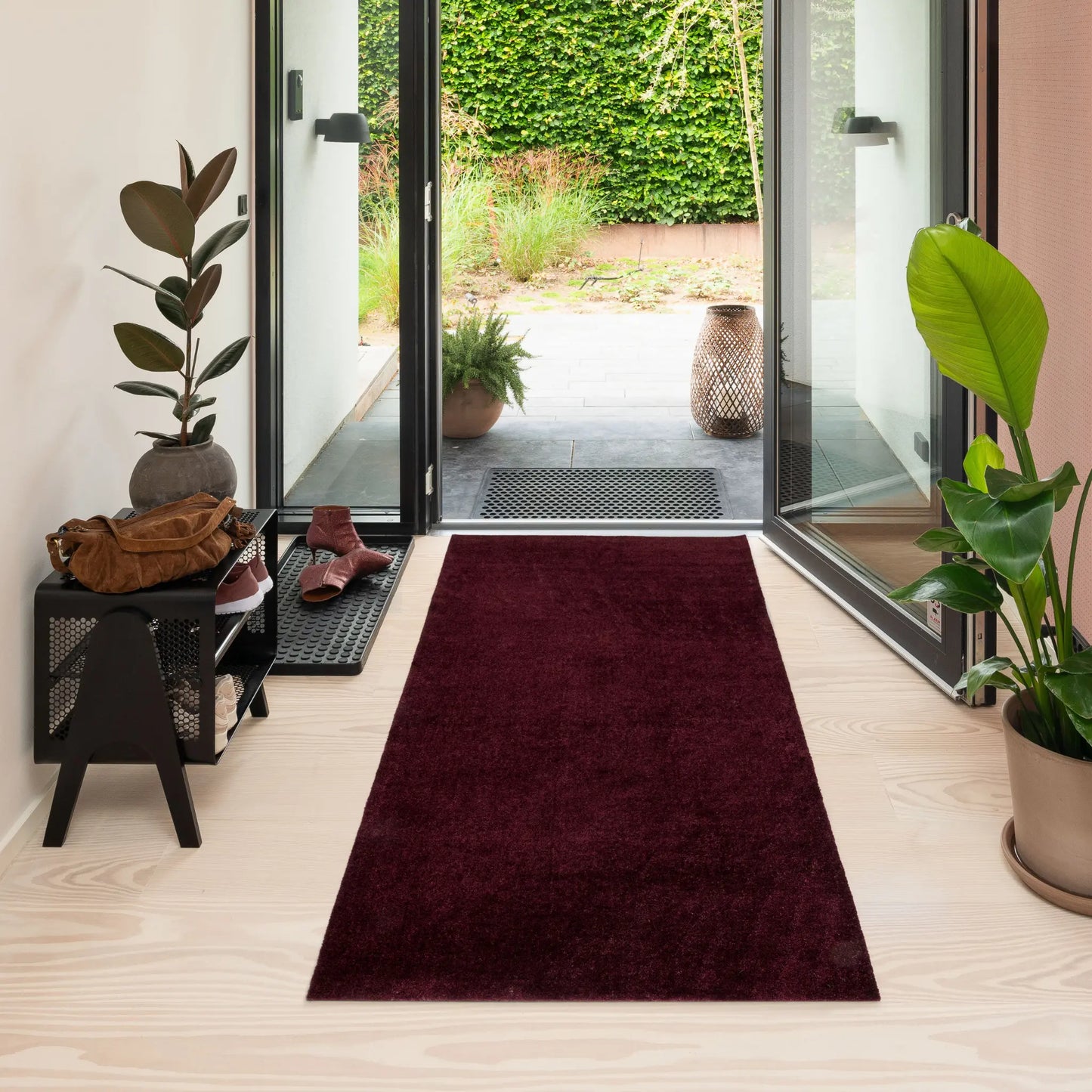Tica Copenhagen Unicolor Matta 200x90 cm, Bordeaux