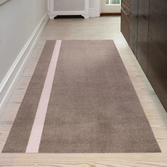 Tica Copenhagen Vertical Matta 200x90 cm, Sand/rose