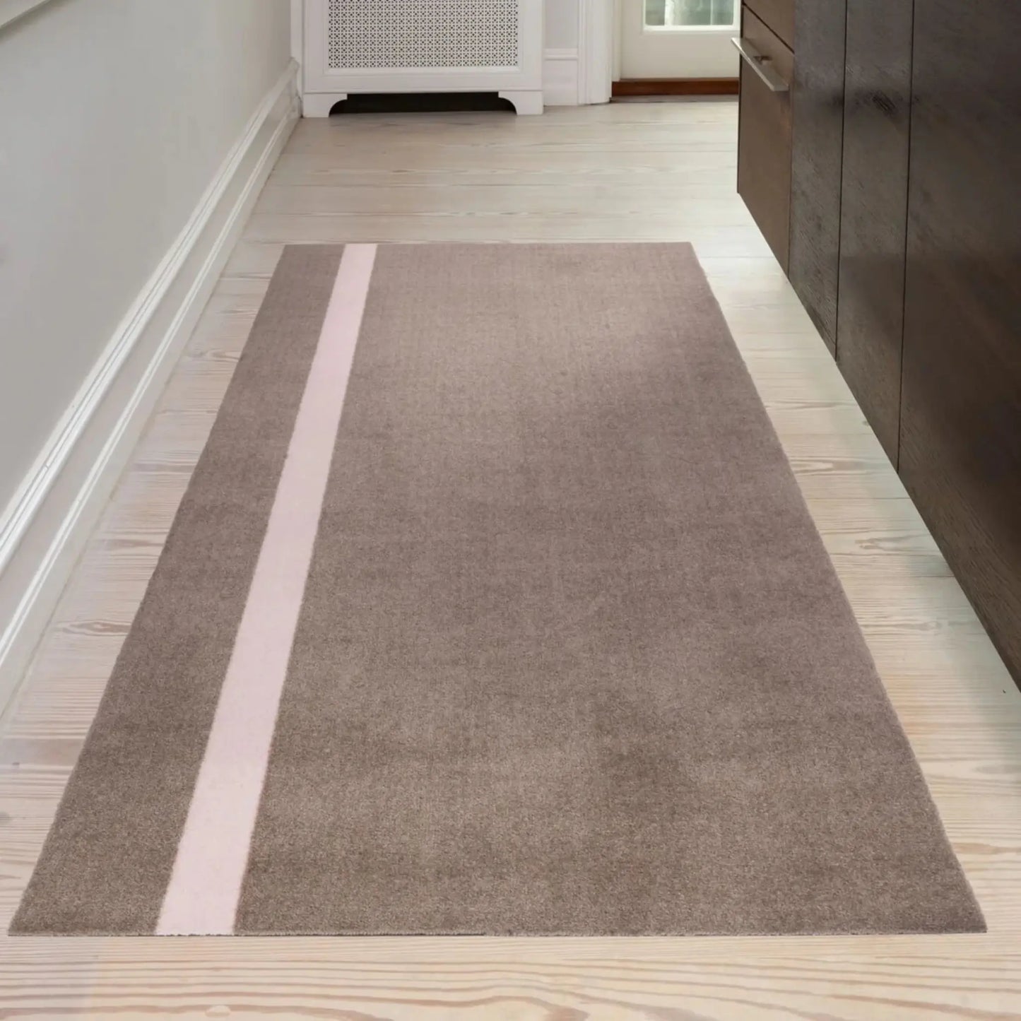Tica Copenhagen Vertical Matta 200x90 cm, Sand/rose