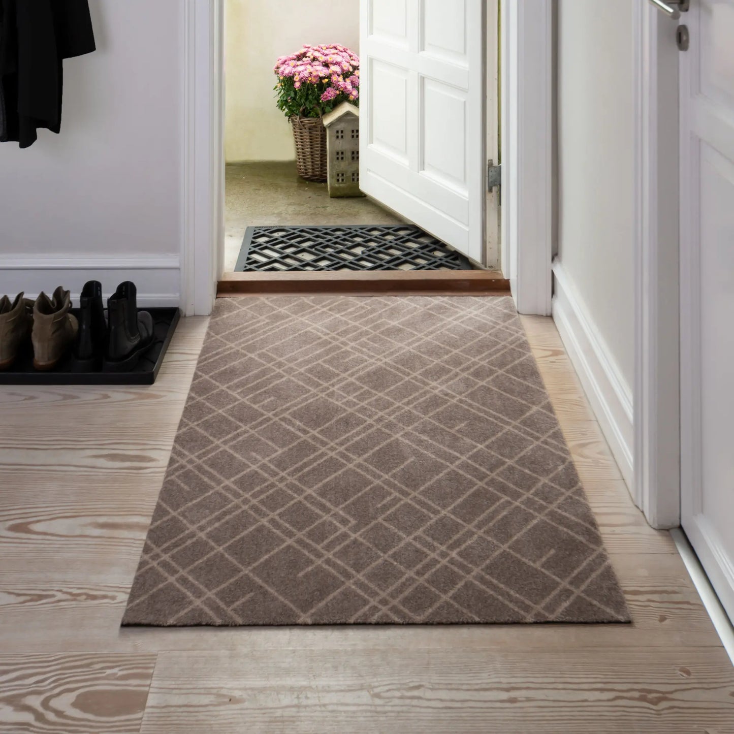 Tica Copenhagen Lines Matta 130x90 cm, Sand/beige