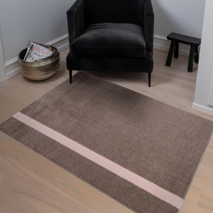 Tica Copenhagen Vertical Matta 130x90 cm, Sand/rose