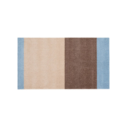 Tica Copenhagen Horizontal Matta 67x120 cm, Ivory, sand, blå