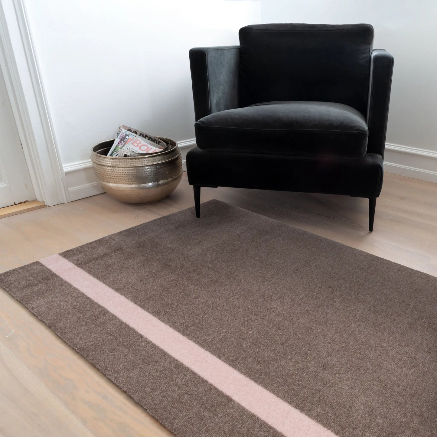 Tica Copenhagen Vertical Matta 130x90 cm, Sand/rose