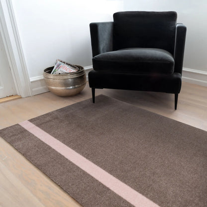 Tica Copenhagen Vertical Matta 130x90 cm, Sand/rose