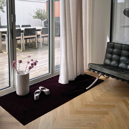 Tica Copenhagen Unicolor Matta 200x90 cm, Bordeaux