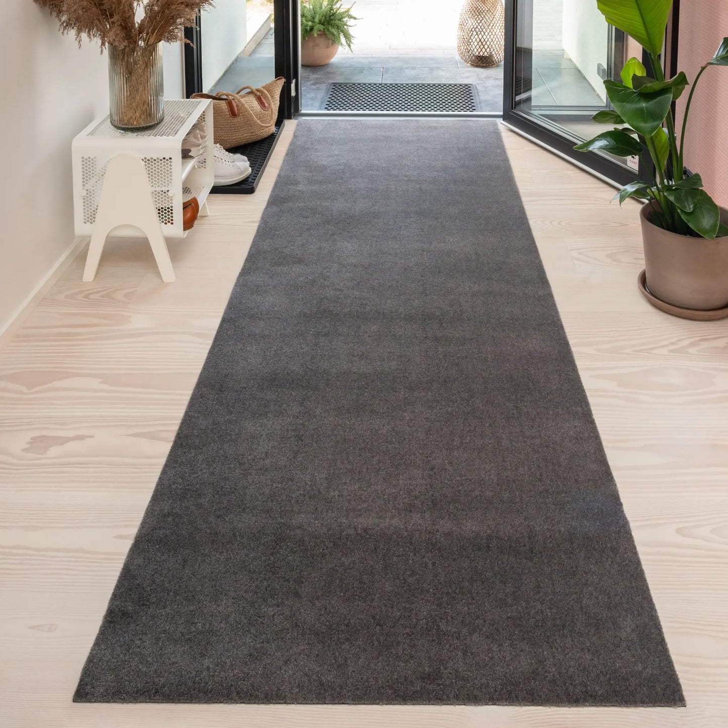 Tica Copenhagen Unicolor Matta 100x300 cm, Steelgrey