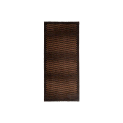 Tica Copenhagen Dot Matta 200x90 cm, Mörkbrun/cognac