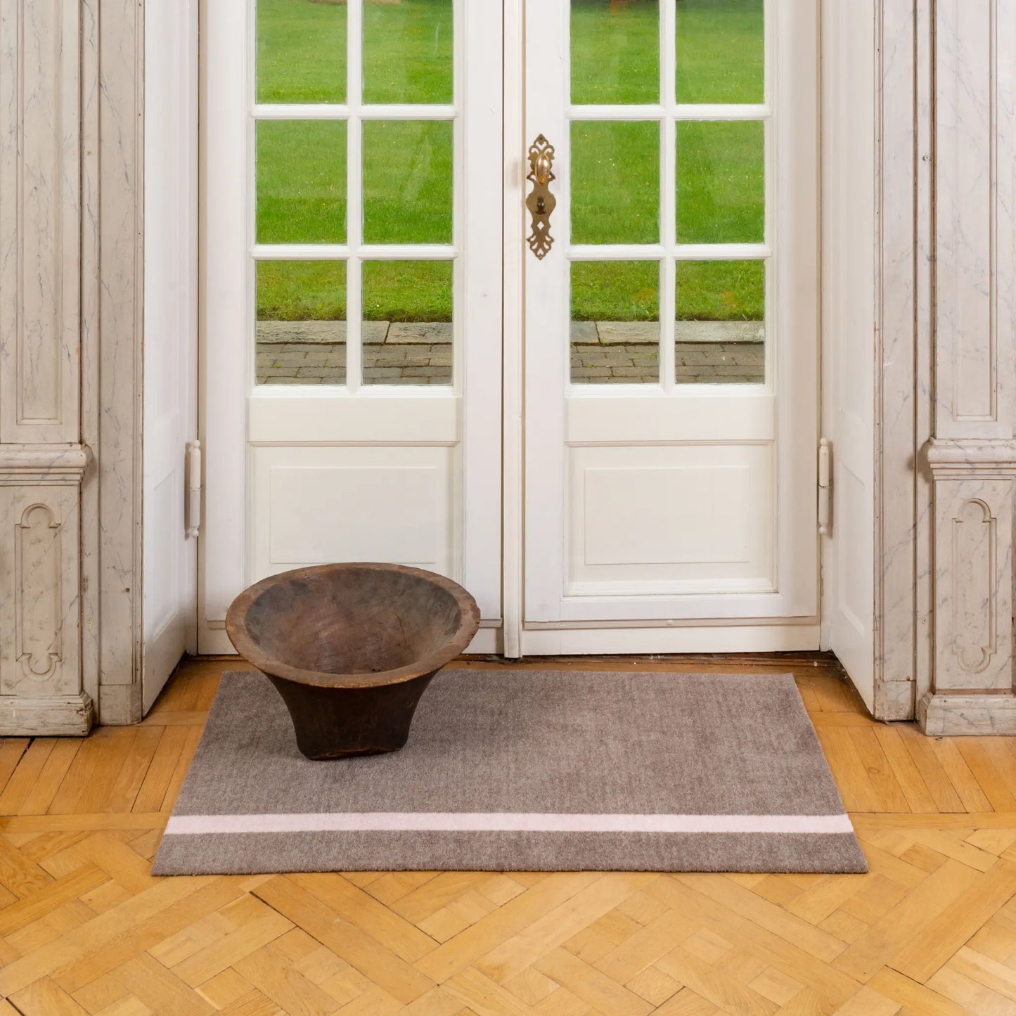 Tica Copenhagen Vertical Matta 120x67 cm, Sand/rose