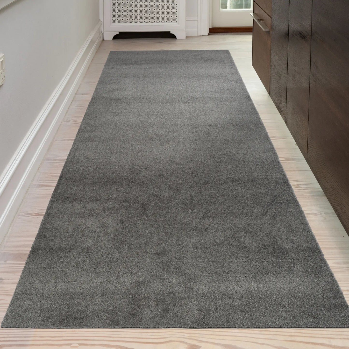 Tica Copenhagen Unicolor Matta 100x300 cm, Steelgrey