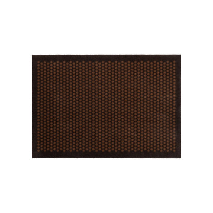 Tica Copenhagen Dot Matta 130x90 cm, Mörkbrun/cognac