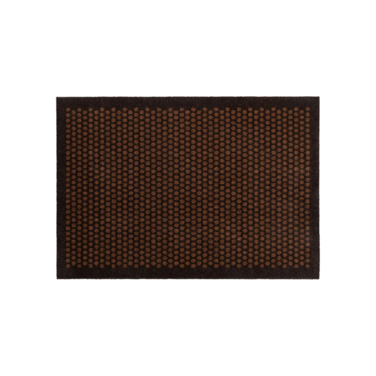 Tica Copenhagen Dot Matta 130x90 cm, Mörkbrun/cognac