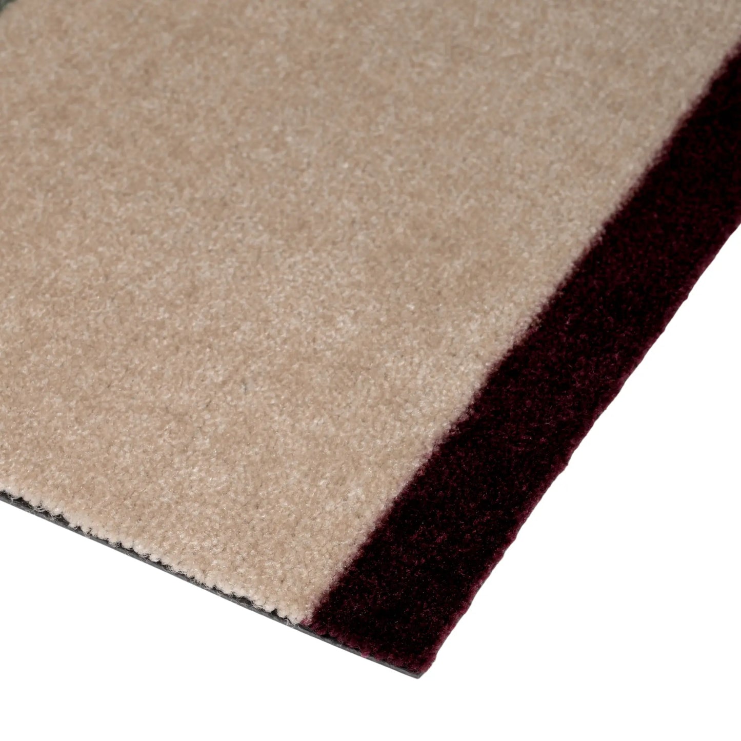 Tica Copenhagen Horizontal Matta 67x120 cm, Grön, ivory, bordeaux