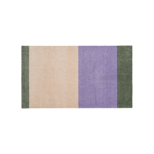 Tica Copenhagen Horizontal Matta 67x120 cm, Lilac, ivory, grön