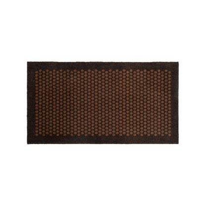 Tica Copenhagen Dot Matta 120x67 cm, Mörkbrun/cognac