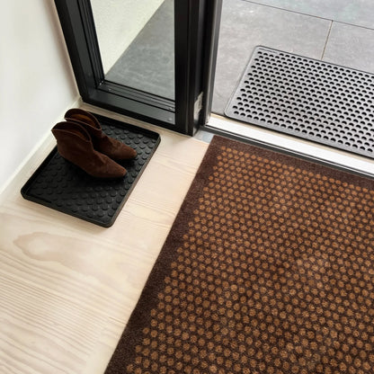 Tica Copenhagen Dot Matta 120x67 cm, Mörkbrun/cognac