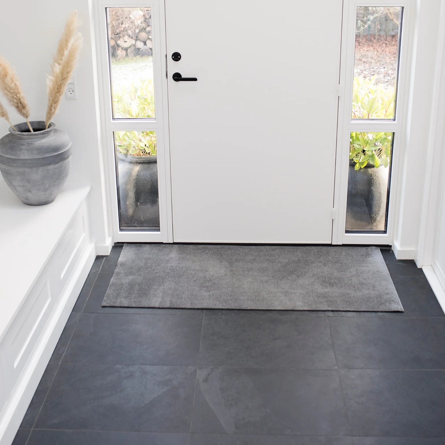 Tica Copenhagen Unicolor Matta 150x67 cm, Steelgrey