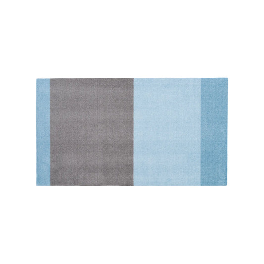 Tica Copenhagen Horizontal Matta 120x67 cm, Light/dusty blue/steelgrey