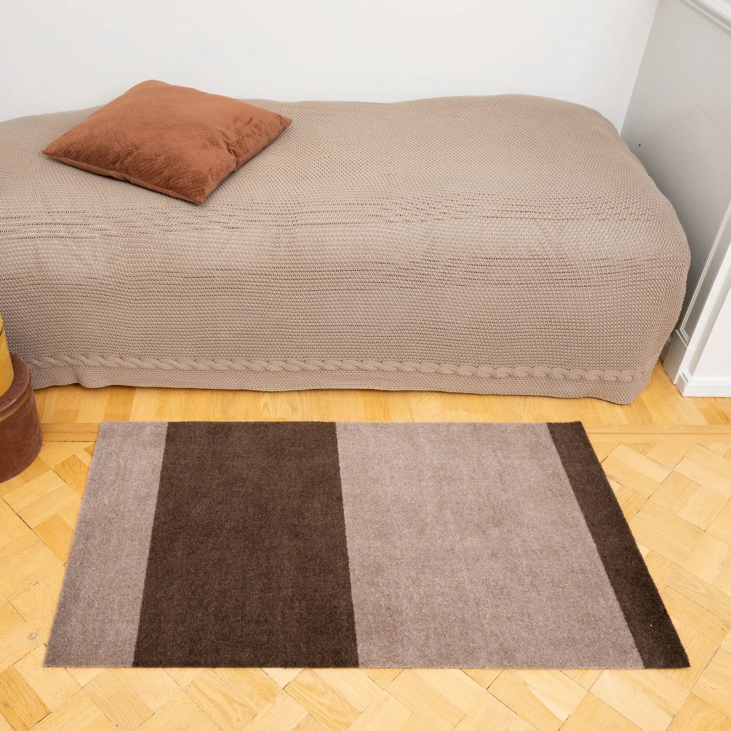Tica Copenhagen Horizontal Matta 130x90 cm, Sand/brun