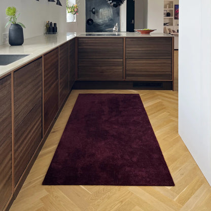 Tica Copenhagen Unicolor Matta 200x90 cm, Bordeaux