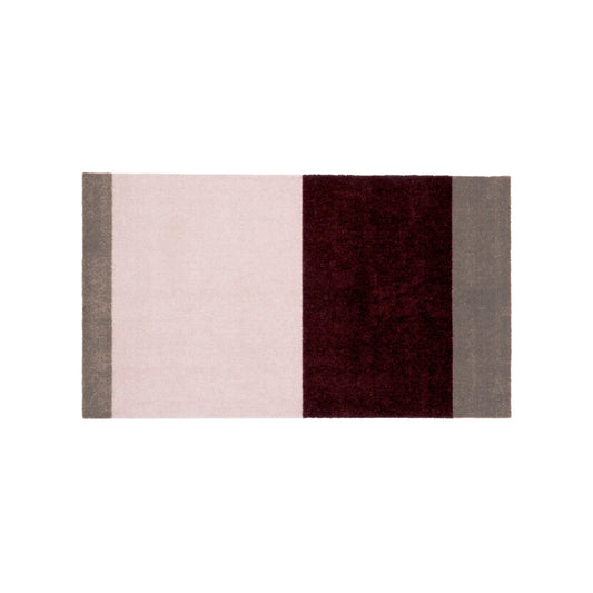 Tica Copenhagen Horizontal Matta 67x120 cm, Bordeaux, rose, sand