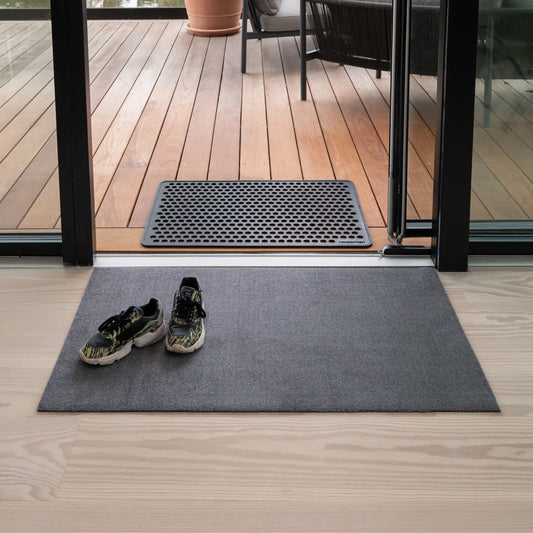 Tica Copenhagen Unicolor Matta 130x90 cm, Steelgrey