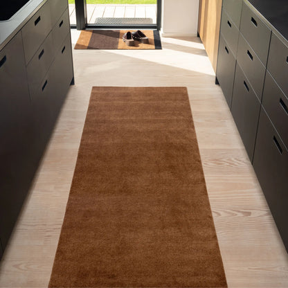 Tica Copenhagen Unicolor Matta 100x300 cm, Cognac