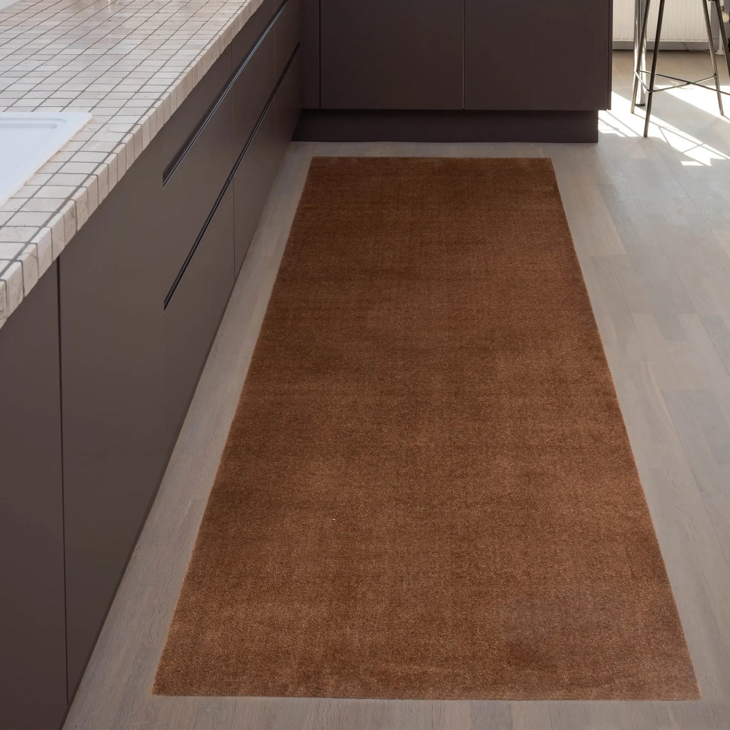 Tica Copenhagen Unicolor Matta 100x300 cm, Cognac