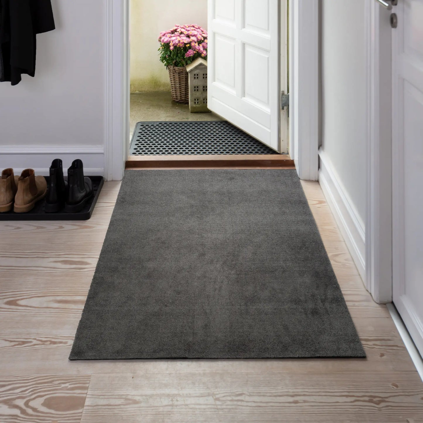 Tica Copenhagen Unicolor Matta 130x90 cm, Steelgrey