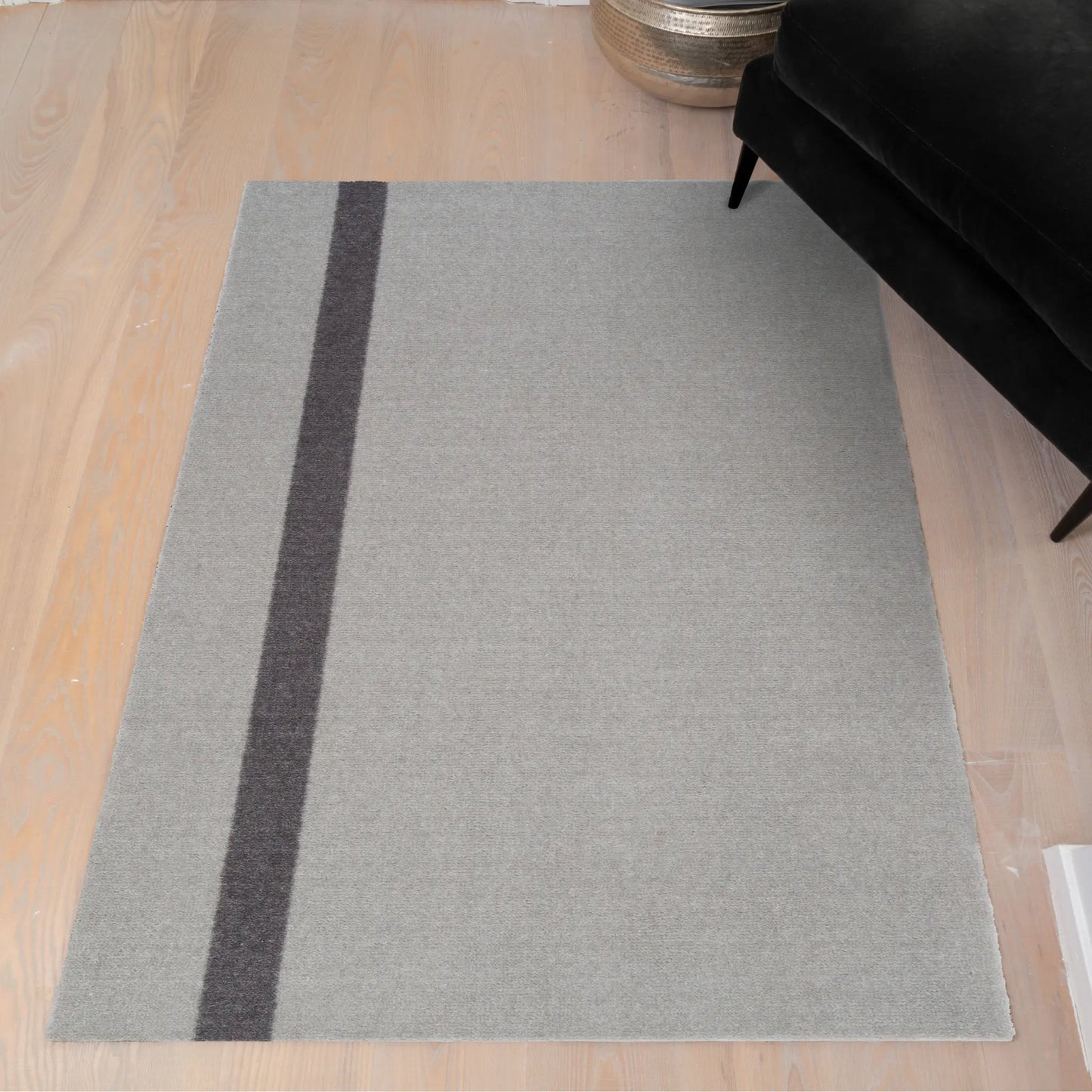 Tica Copenhagen Vertical Matta 130x90 cm, Ljusgrå/steelgrey