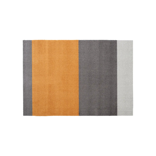 Tica Copenhagen Horizontal Matta 130x90 cm, Ljusgrå/steelgrey/dijon