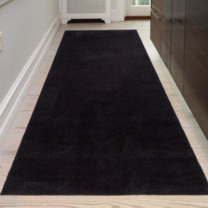 Tica Copenhagen Unicolor Matta 100x300 cm, Svart