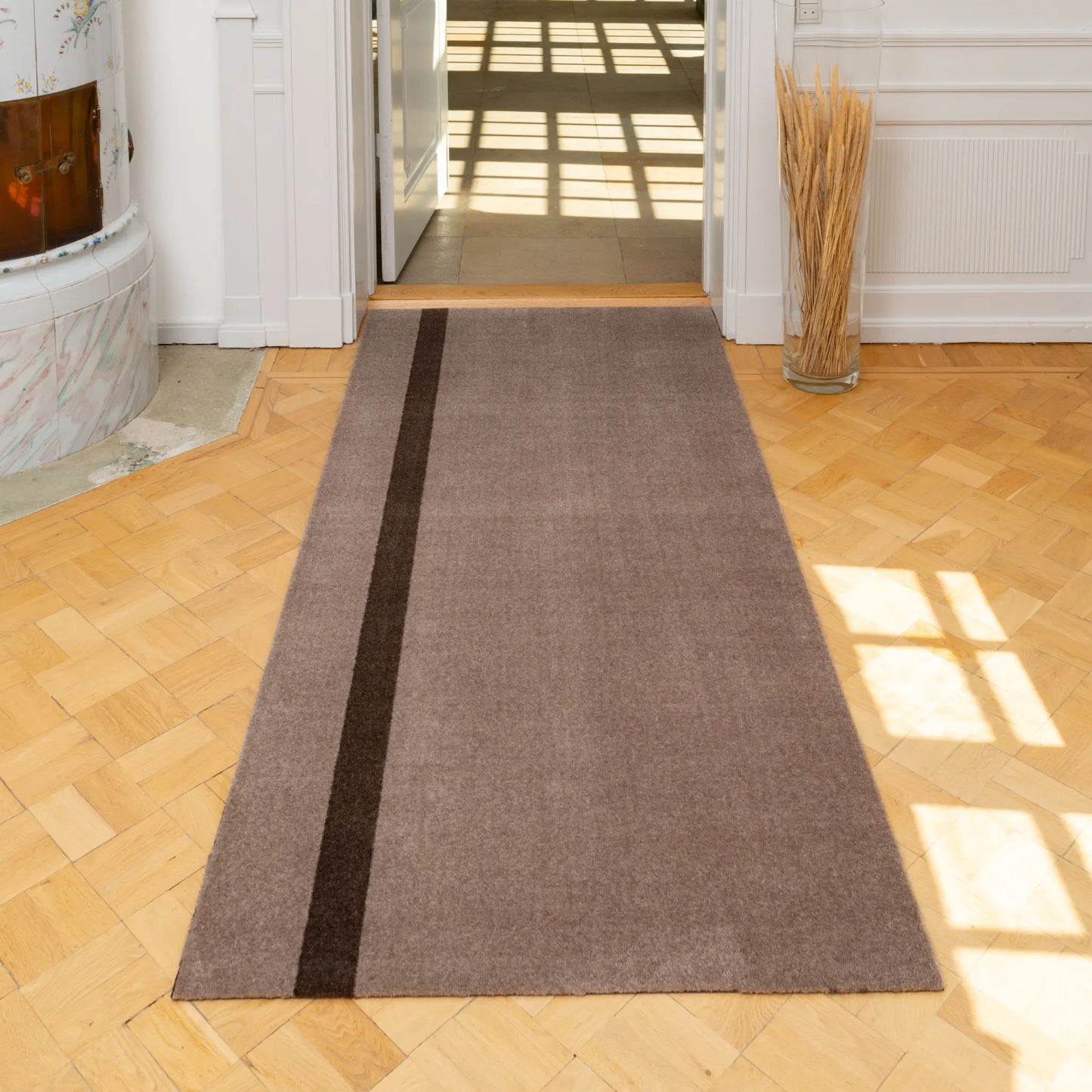 Tica Copenhagen Vertical Matta 200x90 cm, Sand/brun