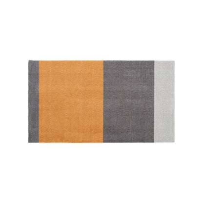 Tica Copenhagen Horizontal Matta 120x67 cm, Ljusgrå/steelgrey/dijon