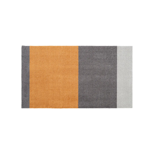 Tica Copenhagen Horizontal Matta 120x67 cm, Ljusgrå/steelgrey/dijon