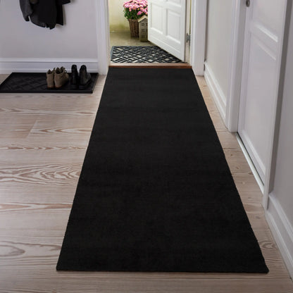Tica Copenhagen Unicolor Matta 200x90 cm, Svart
