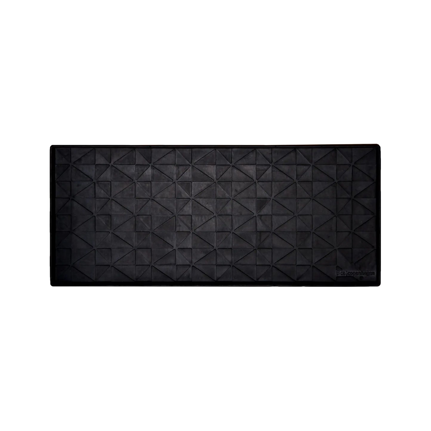 Tica Copenhagen Graphic Skomatta 88x38 cm, Svart
