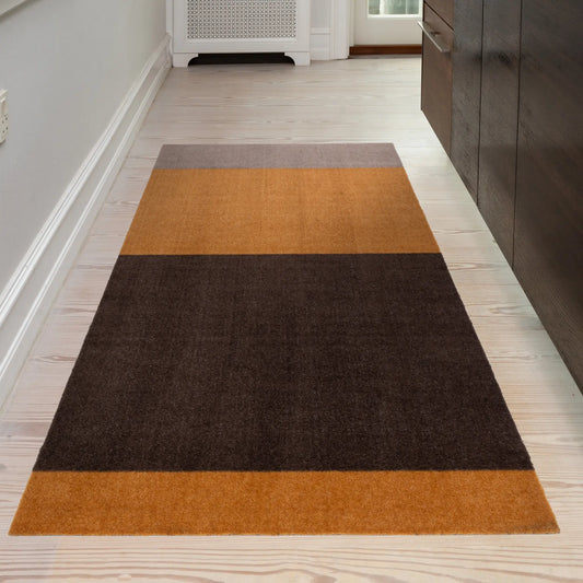 Tica Copenhagen Horizontal Matta 200x90 cm, Dijon/brun/sand