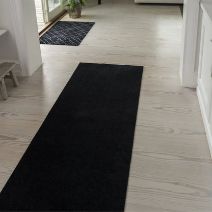 Tica Copenhagen Unicolor Matta 200x67 cm, Svart