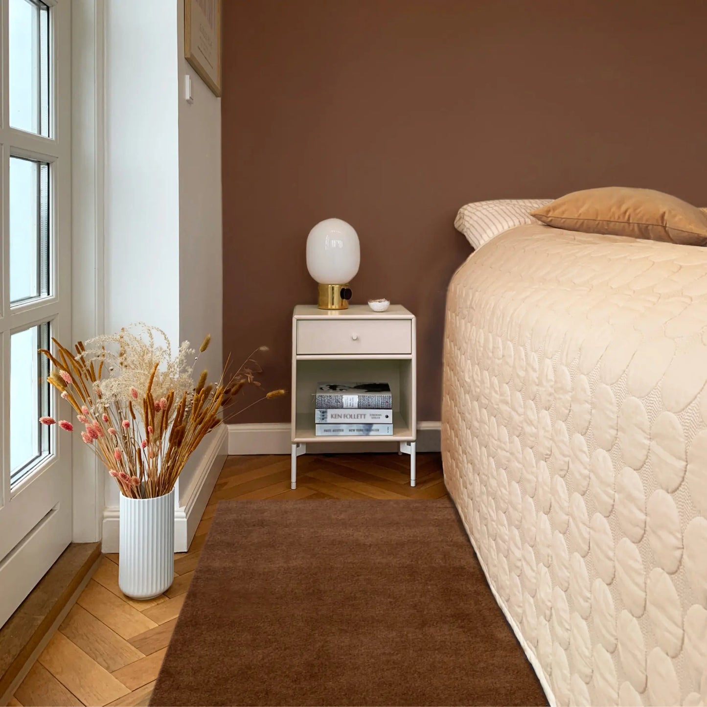 Tica Copenhagen Unicolor Matta 120x67 cm, Cognac