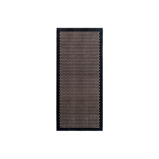 Tica Copenhagen Dot Matta 200x90 cm, Svart/beige