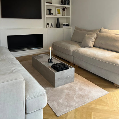 Tica Copenhagen Unicolor Matta 200x90 cm, Ivory
