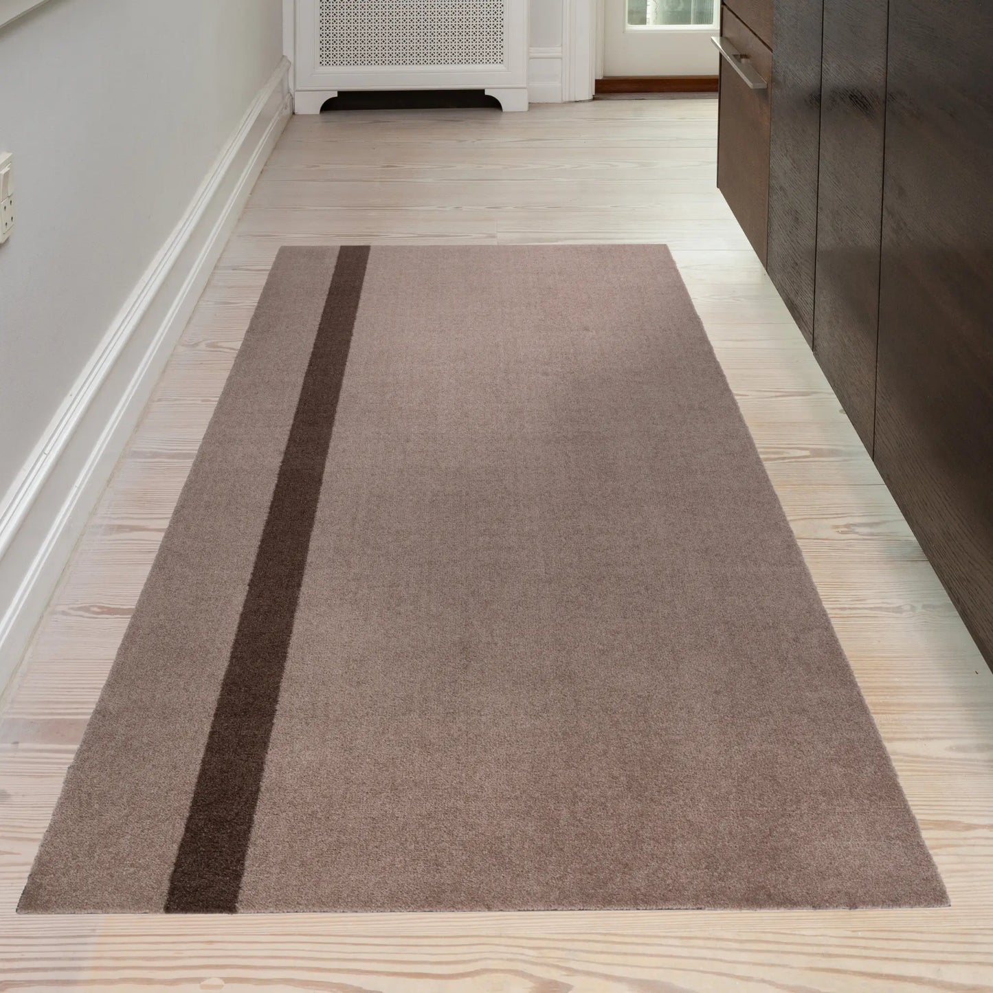 Tica Copenhagen Vertical Matta 200x90 cm, Sand/brun