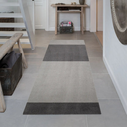 Tica Copenhagen Horizontal Matta 200x90 cm, Steelgrey/ljusgrå