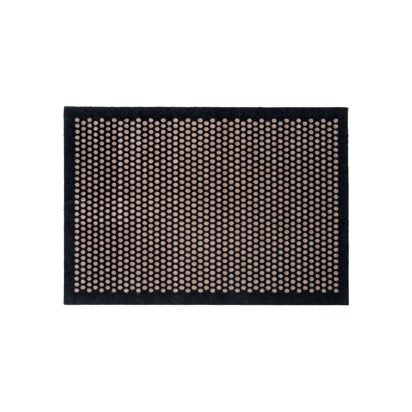 Tica Copenhagen Dot Matta 130x90 cm, Svart/beige
