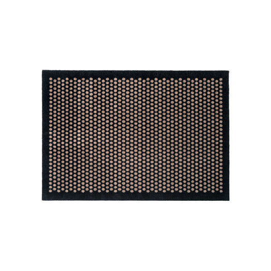 Tica Copenhagen Dot Matta 130x90 cm, Svart/beige